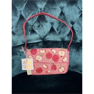 NWT Viral “From India to You” Beaded Apple Shoulder Bag - Coquette Fall